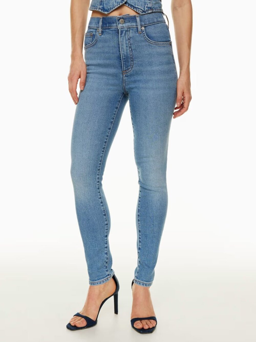 Denim Forum (24) The Lola High Rise Skinny Premium Italian Organic Cotton